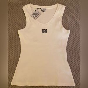 NWT White Anagram Loewe Tank Top
